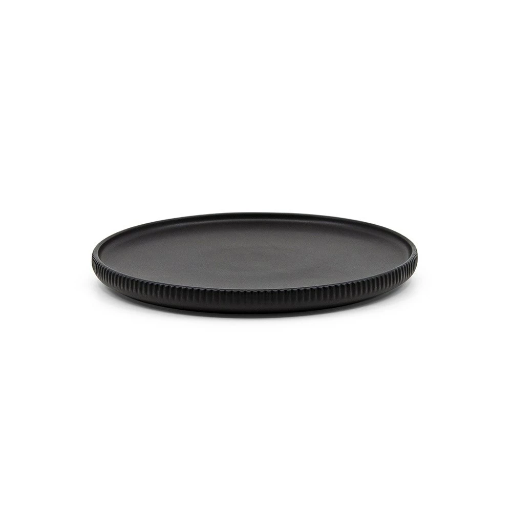 Salt & Pepper Salt & Pepper Brae Stoneware Side Plate 20cm Black - Image 2