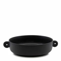 Salt & Pepper Salt & Pepper Osaka Double Handle Bowl 20cm Black