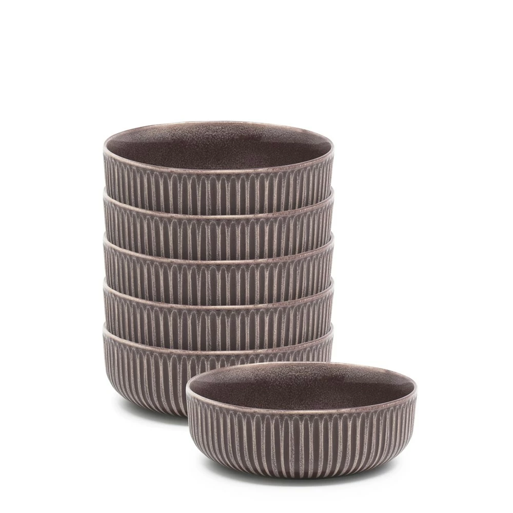 Salt & Pepper Salt & Pepper Amana Bowl 18cm Wine - Image 3