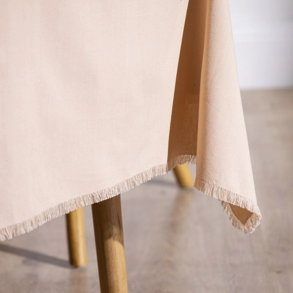 Ecology Fray Tablecloth Apricot - Image 4