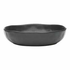 Ecology Speckle Stoneware Dinner Bowl 22cm Ebony