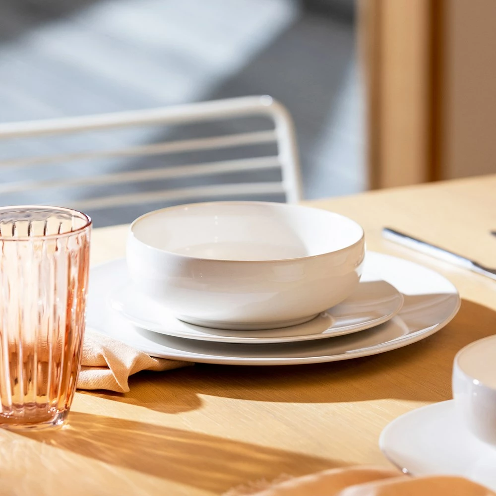 Ecology Circa 12 Piece Dinner Set Chalk - Image 2