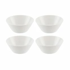 Royal Doulton 1815 Pure Set Of 4 Cereal Bowls 16cm White