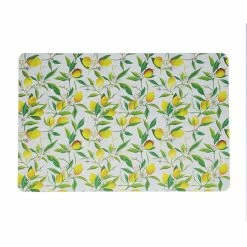 Ambrosia Gather Set Of 4 Placemats Lemon