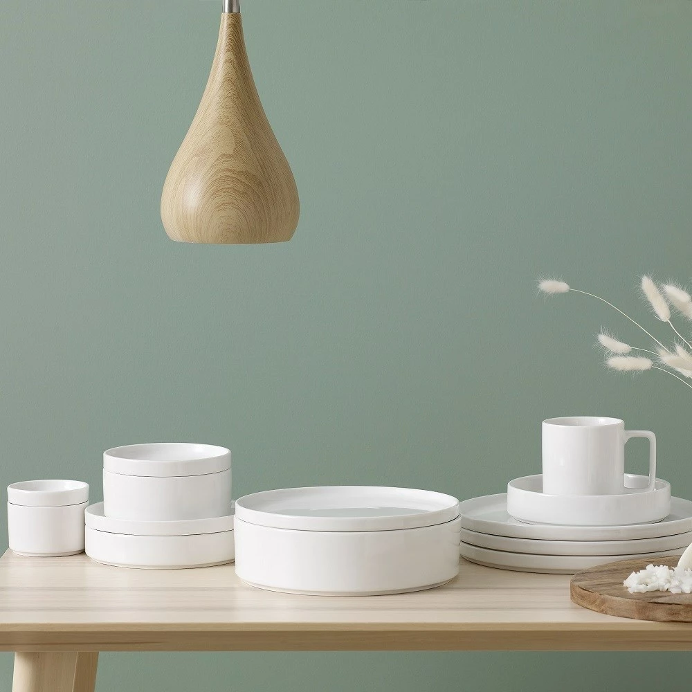 Noritake Stax White 4 Piece Entree Plate Set 19cm - Image 3