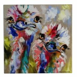 Lilli Rock You Beauty Emus Set Of 4 Coasters