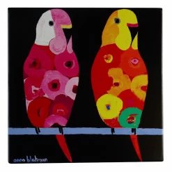 Lilli Rock Eva & Zsa Zsa Set Of 4 Coasters