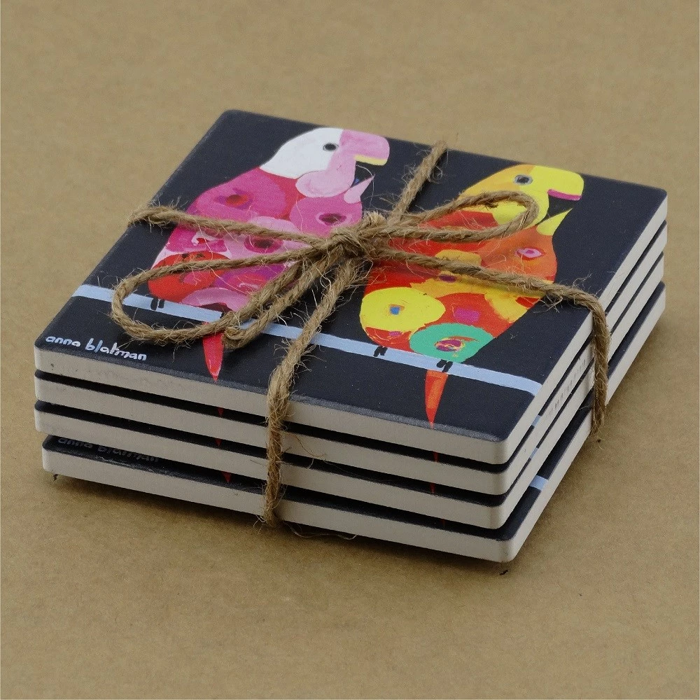 Lilli Rock Eva & Zsa Zsa Set Of 4 Coasters - Image 2