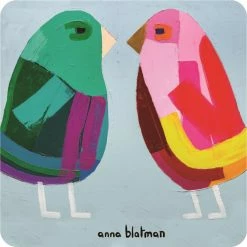 Lilli Rock Fanny & Figaro Set Of 4 Hardback Coasters