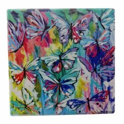 Lilli Rock Butterfly Kisses Trivet