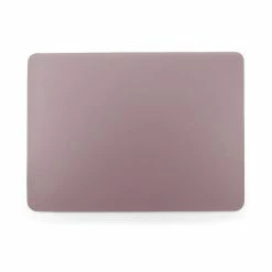 Ziczac Togo Faux Leather Placemat 45 X 30cm Mauve