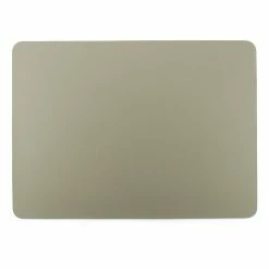 Ziczac Togo Faux Leather Placemat 45 X 30cm Taupe