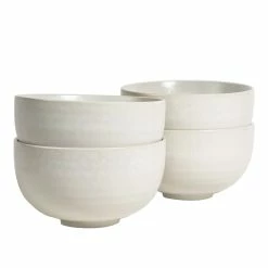 Robert Gordon Alchemy Set Of 4 Noodle Bowls Frost