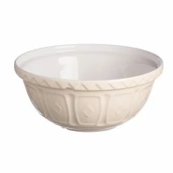 Mason Cash Colour Mix Earthenware Mixing Bowl 29cm/4L Cream White