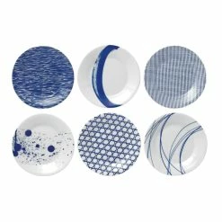 Royal Doulton Pacific Set Of 6 Side Plates 16cm
