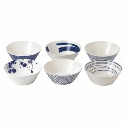 Royal Doulton Pacific Set Of 6 Noodle Bowls 21cm